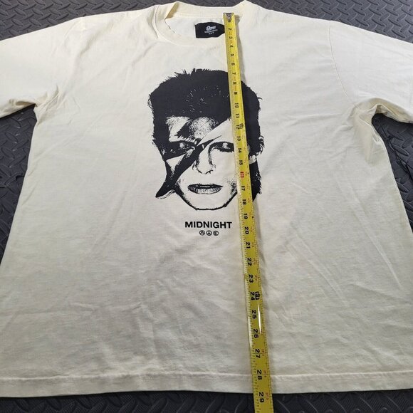 Midnight Studios X David Bowie Off White T-Shirt Mens Sz XL NWT - Picture 6 of 7